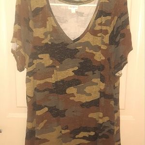 LuLaRoe Camouflage T-Shirt
